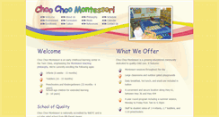 Desktop Screenshot of choochoomontessori.com
